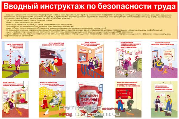 Плакаты по охране труда и технике безопасности купить в Дзержинском
